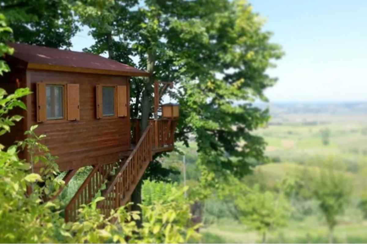 Aroma(n)tica Treehouse, casa sull'albero in Piemonte